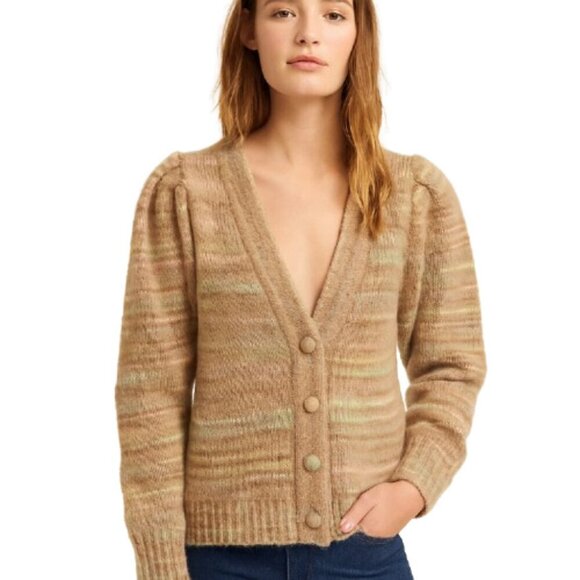 LoveShackFancy Wilford Boyfriend Cardigan Sweater - Picture 1 of 8
